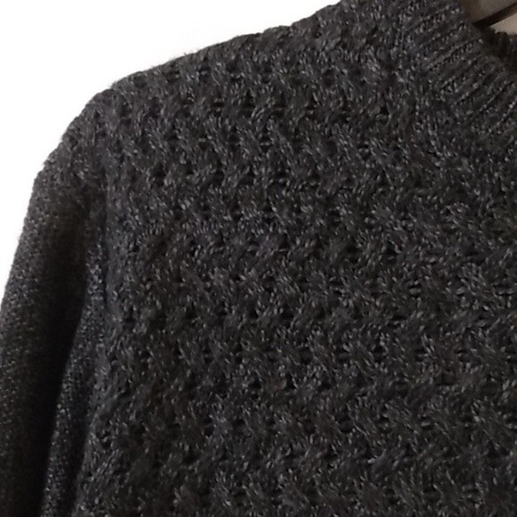 WEATHERPROOF VINTAGE CHARCOAL PULLOVER CREW NECK LONG SLEEVE SWEATER SIZE M NWT - Picture 3 of 6